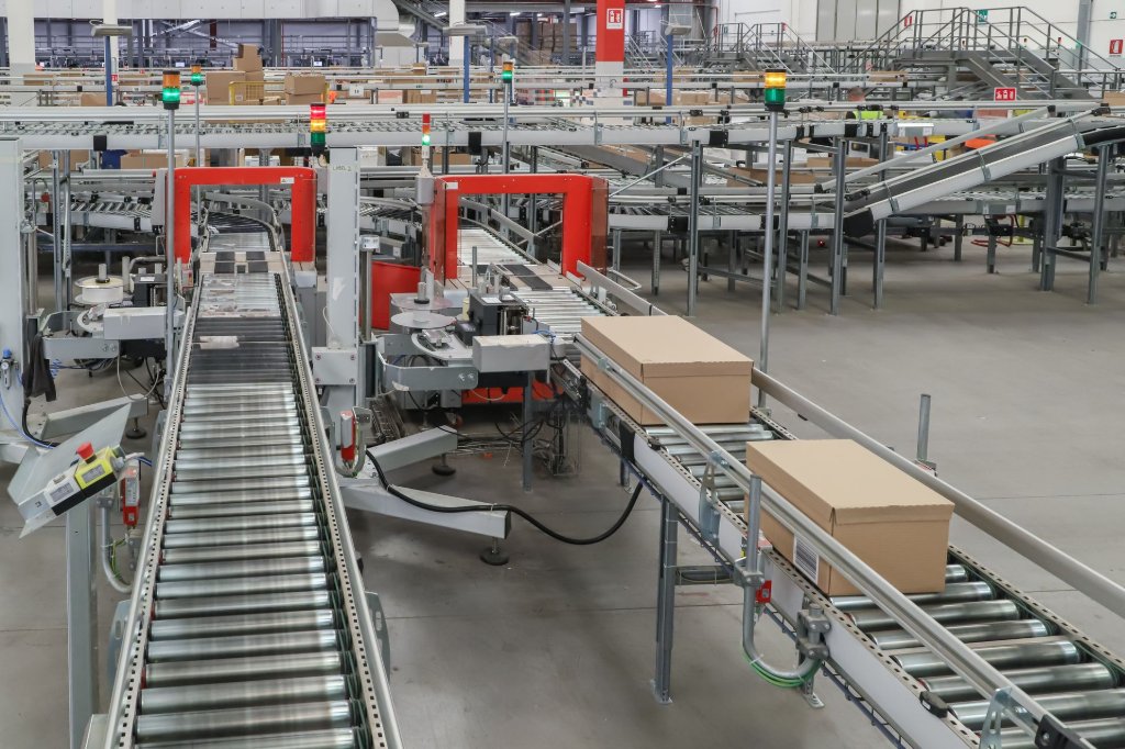 Transportsysteem voor pakketten